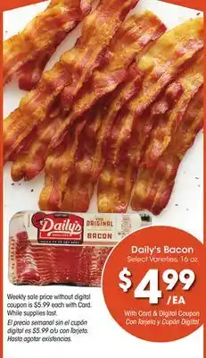Ralphs Daily's bacon offer