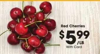 Ralphs Red cherries offer