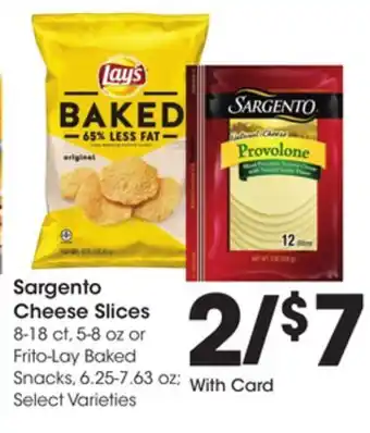 Ralphs Sargento cheese slices offer