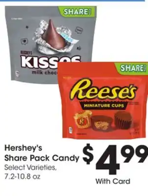 Ralphs Hershey's share pack candy offer