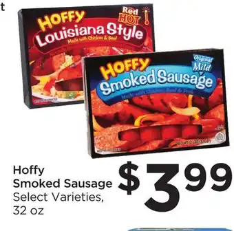 Food 4 Less Hoffy smoked sausage offer