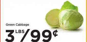 Food 4 Less Green cabbage offer