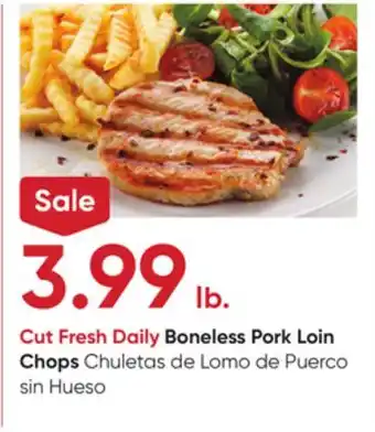 Stater Bros Boneless pork loin chops chops offer