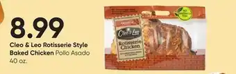 Stater Bros Cleo & leo rotisserie style baked chicken offer