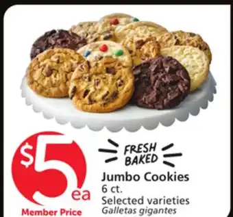 Vons Jumbo cookies offer