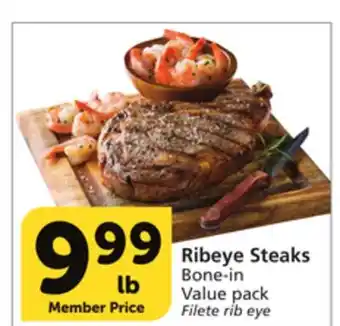 Albertsons Ribeye steaks offer