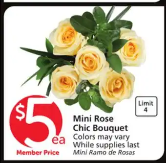 Albertsons Mini rose chic bouquet offer