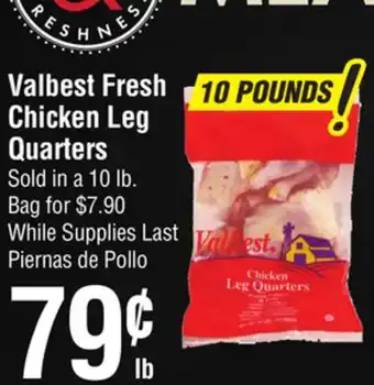 Smart & Final Valbest fresh chicken leg quarters offer