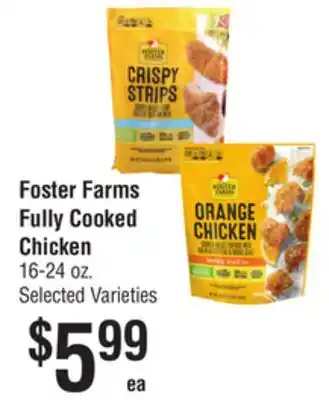 Smart & Final Foster farms fully cooked chicken offer