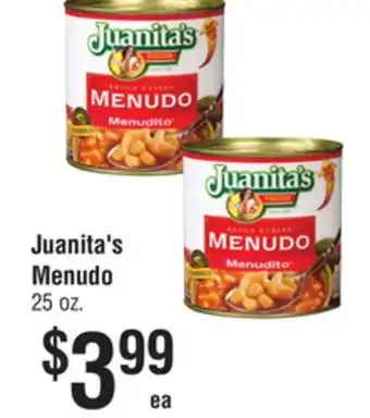 Smart & Final Juanita's menudo offer