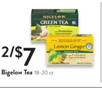 Fresh Thyme Bigelow tea offer