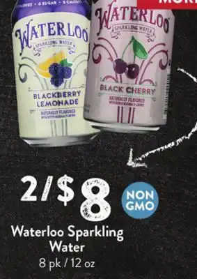 Fresh Thyme Waterloo sparkling water offer
