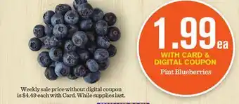 Mariano's Pint blueberries offer