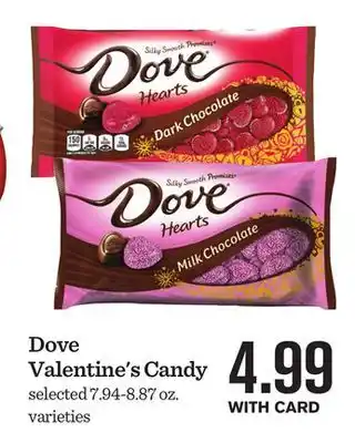 Mariano's Dove valentine's candy offer