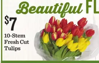 Mariano's 10-stem fresh cut tulips offer