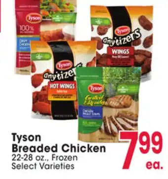Jewel-Osco Tyson breaded chicken offer