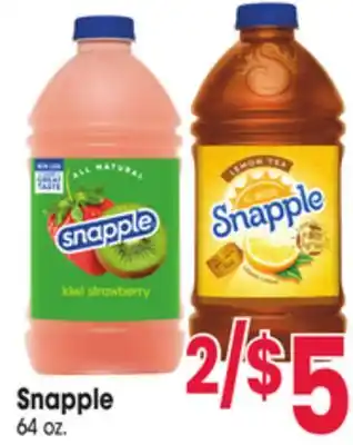 Jewel-Osco Snapple offer