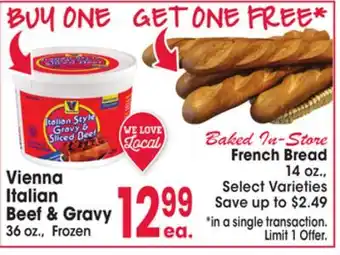 Jewel-Osco Vienna italian beef & gravy offer