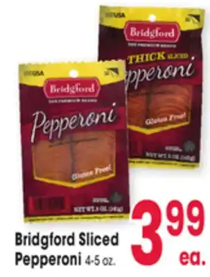 Jewel-Osco Bridgford sliced pepperoni offer