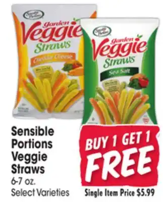 Jewel-Osco Sensible portions veggie straws offer