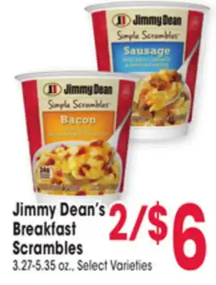 Jewel-Osco Jimmy dean's breakfast breakfast scrambles offer