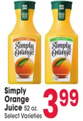 Jewel-Osco Simply orange juice offer