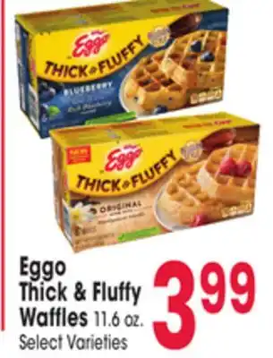 Jewel-Osco Eggo thick & fluffy waffles offer