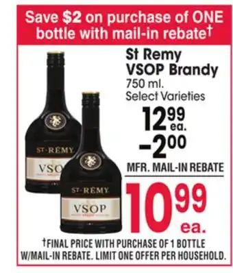 Jewel-Osco St remy vsop brandy offer