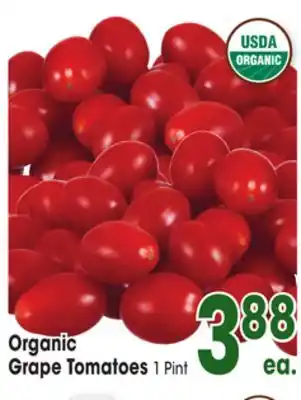 Jewel-Osco Organic grape tomatoes offer