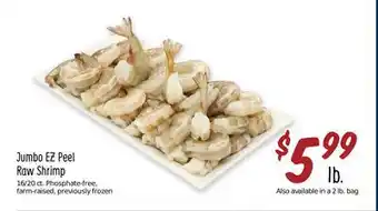 Sprouts Farmers Market Jumbo ez peel raw shrimp offer