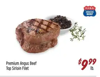 Sprouts Farmers Market Premium angus beef top sirloin filet offer