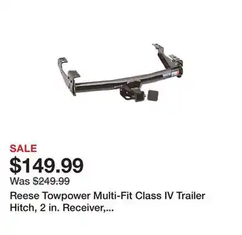 Tractor Supply Company Reese towpower multi-fit class iv trailer hitch, 2 in. receiver, 7,000 lb. gtw capacity offer