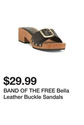 Marshalls Band of the free bella leather buckle sandals offer
