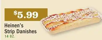 Heinen's Heinen's strip danishes offer