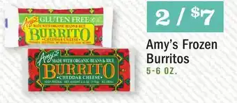 Heinen's Amy's frozen burritos offer