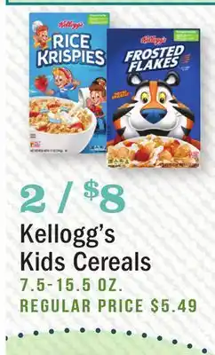 Heinen's Kellogg's kids cereals offer