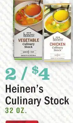 Heinen's Heinen's culinary stock offer