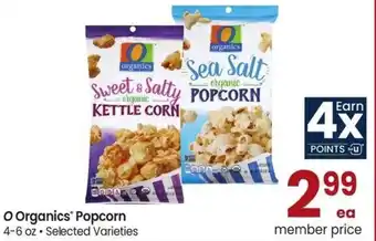 Albertsons O Organics Popcorn offer