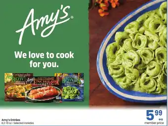 Albertsons Amy's Entrees offer