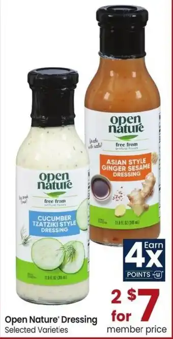 Albertsons Open Nature Dressing offer