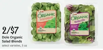 Fareway Dole Organic Salad Blends offer