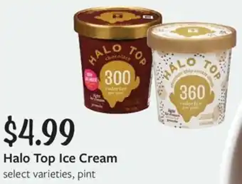 Fareway Halo Top Ice Cream offer