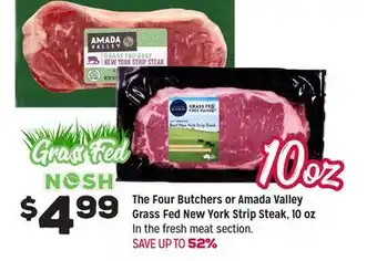 Grocery Outlet The four butchers or amada valley grass fed new york strip steak offer
