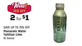 Grocery Outlet Water tahitian lime offer