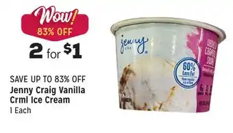 Grocery Outlet Vanilla crml ice cream offer