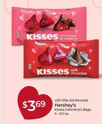 Rite Aid Hershey's kisses valentine's bags offer