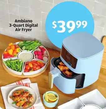 Aldi Ambiano 3-quart digital air fryer offer