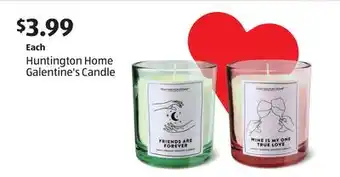 Aldi Huntington home galentine's candle offer