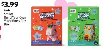 Aldi Smile! build your own valentine's day box offer