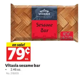Lidl Vitasia sesame bar offer